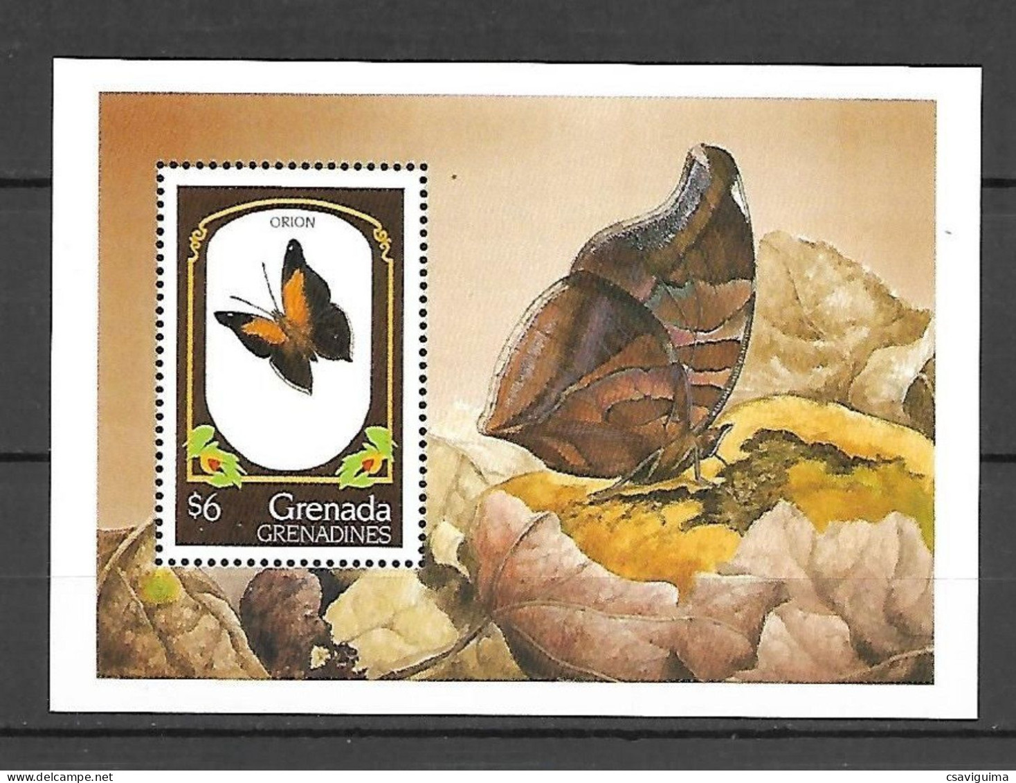 Grenada Grenadines - 1993 - Insects: Butterflies - Yv Bf 267 - Vlinders