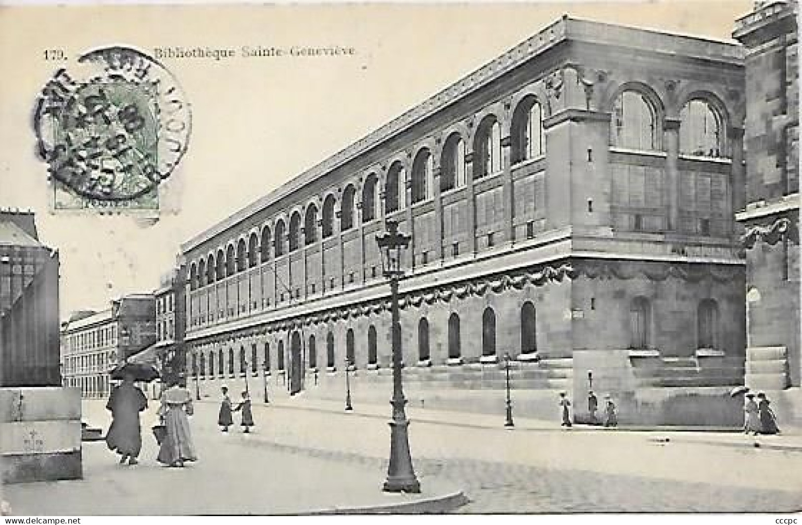 CPA Paris Bibliothèque Sainte-Geneviève - Arrondissement: 05