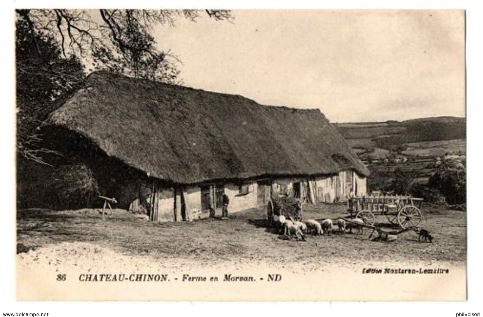 CHATEAU CHINON FERME DU MORVAN MOUTONS  ANIMEE - Chateau Chinon