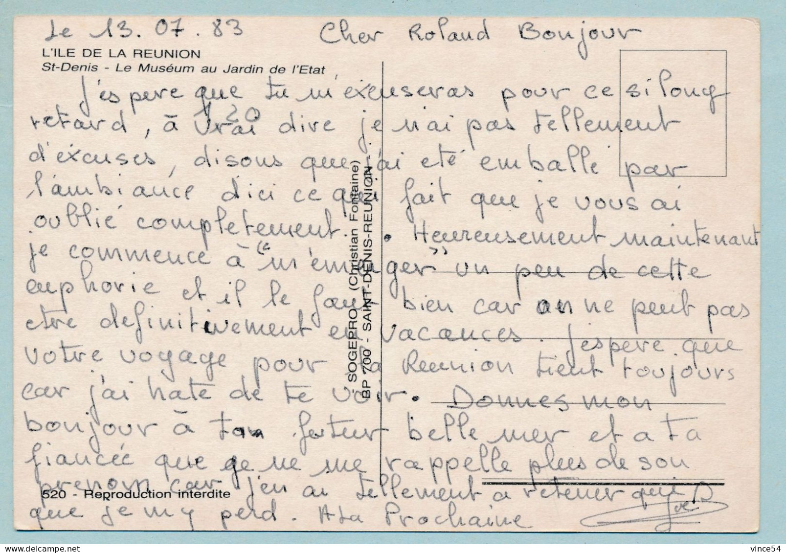 L'ILE DE LA REUNION - St-Denis - Le Muséum Au Jardin De L'Etat - Saint Denis