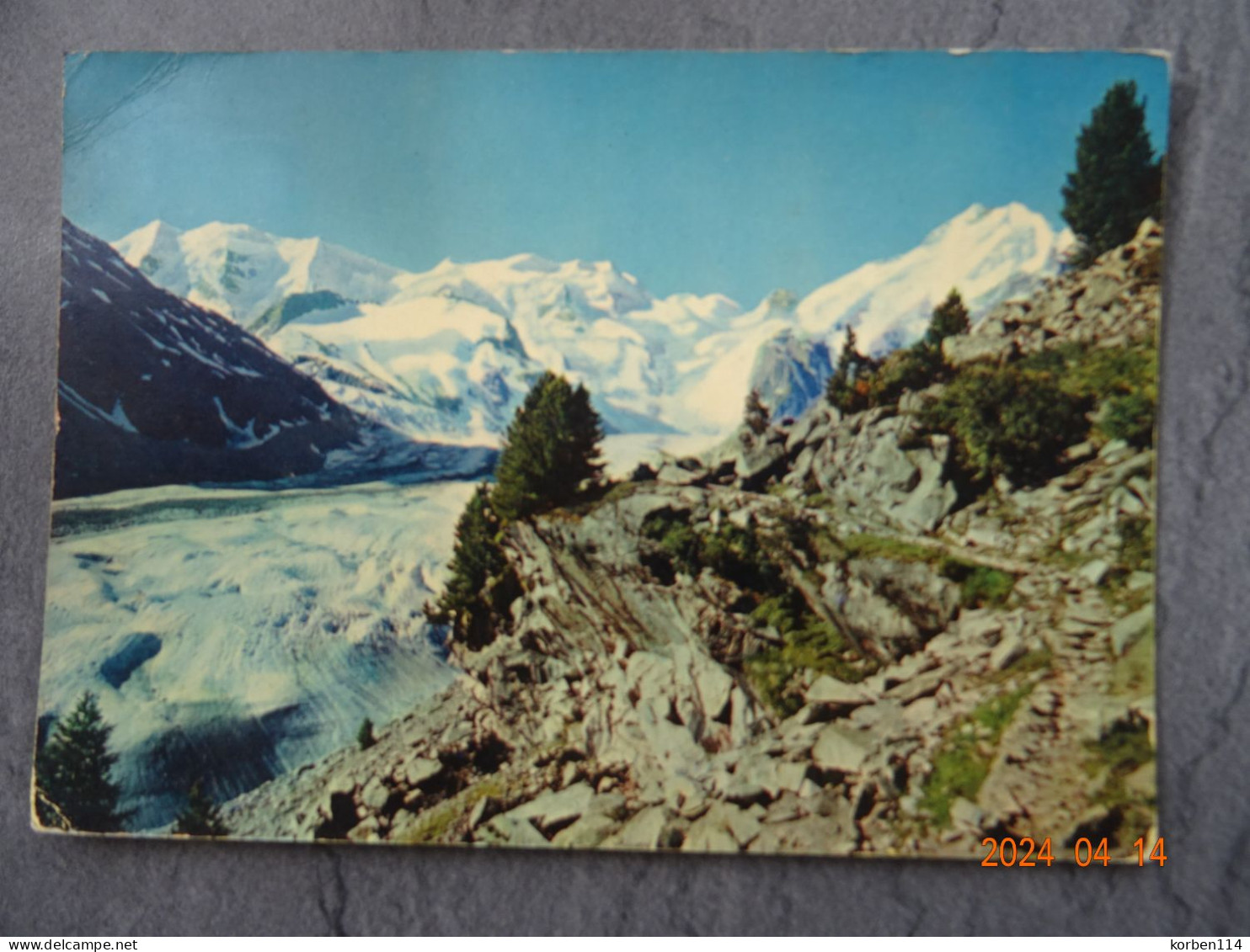 MORTERATSCHGLETSCHER MIT  BERNINAGRUPPE - Pontresina