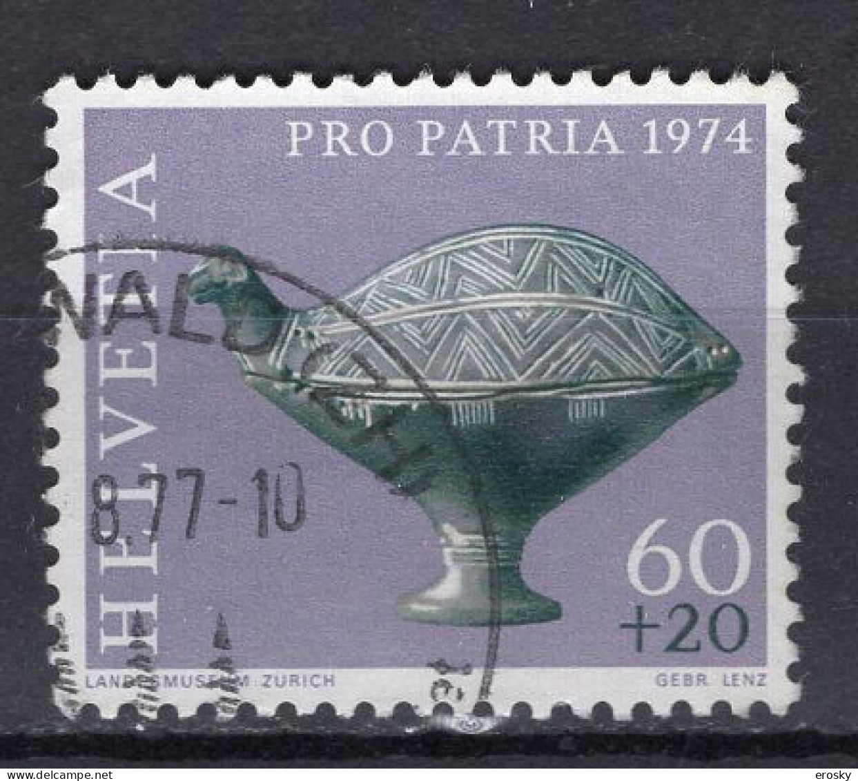 T3202 - SUISSE SWITZERLAND Yv N°964 Pro Patria Fete Nationale - Used Stamps