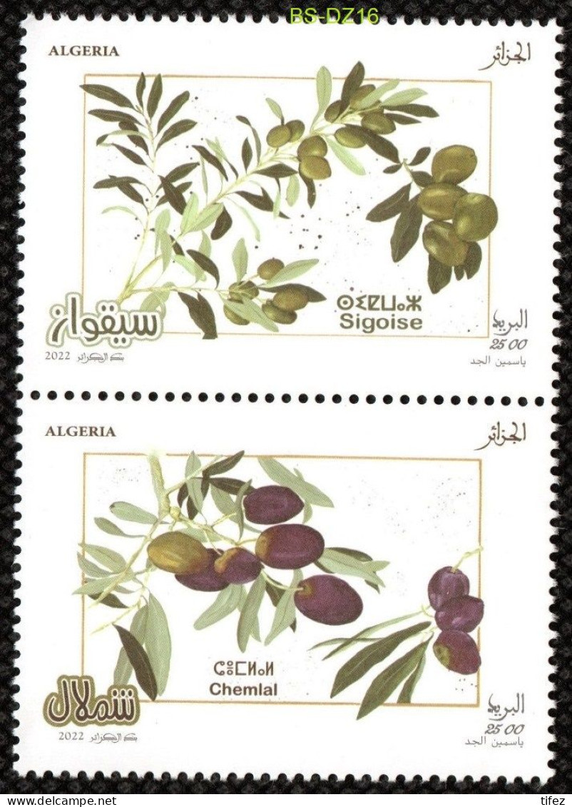 Année 2022-N°1915/1916 Neufs**/MNH : Variétés D'Olives (Olive Varieties) - Argelia (1962-...)