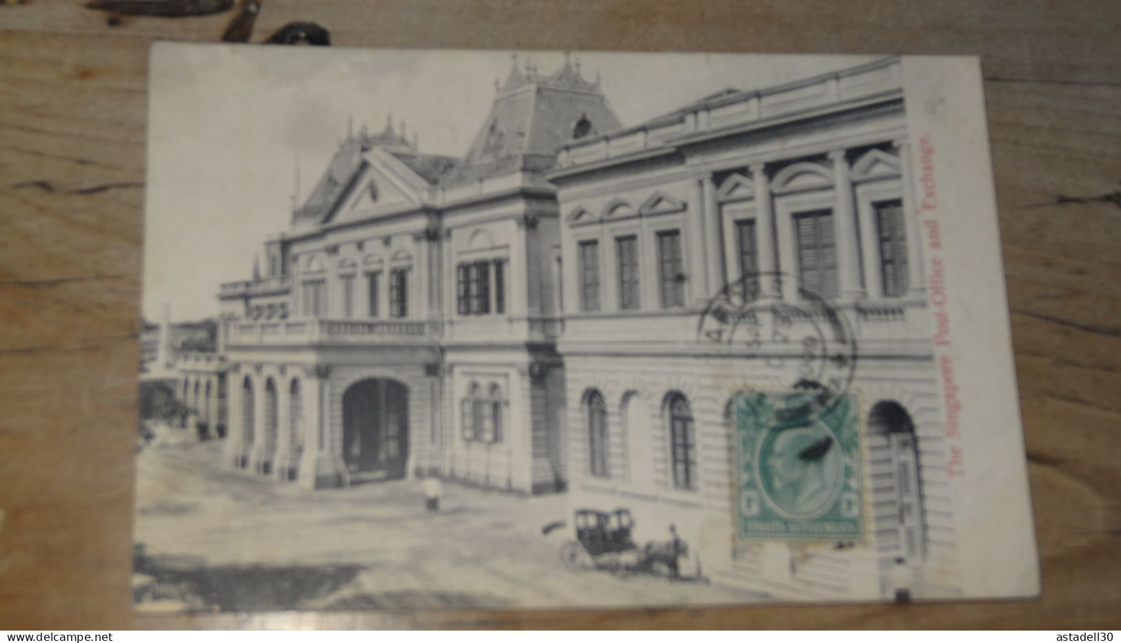 The SINGAPORE Post Office And Exchange   ................ BE-18321 - Singapore