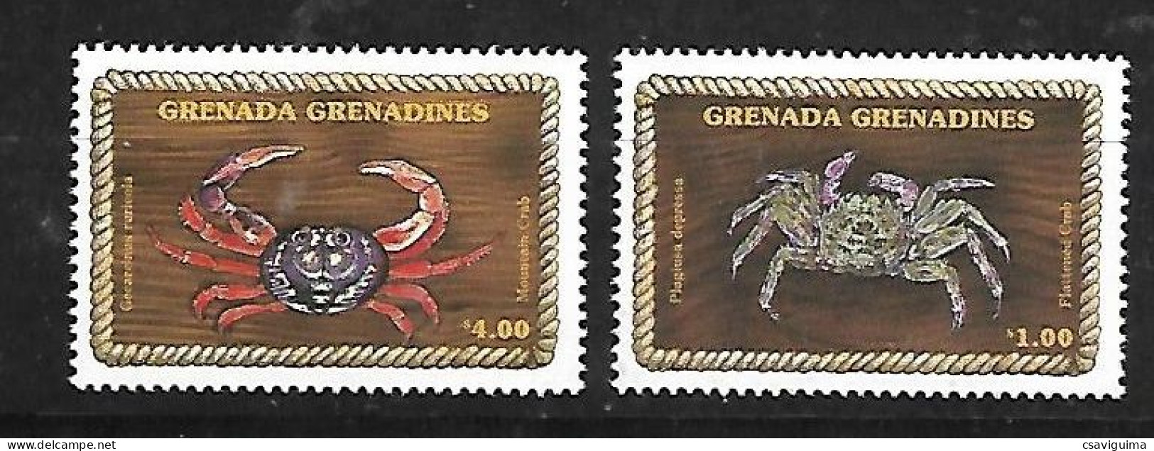 Grenada Grenadines - 1990 - Crustaceans: Crab - Yv 1130/31 - Crostacei