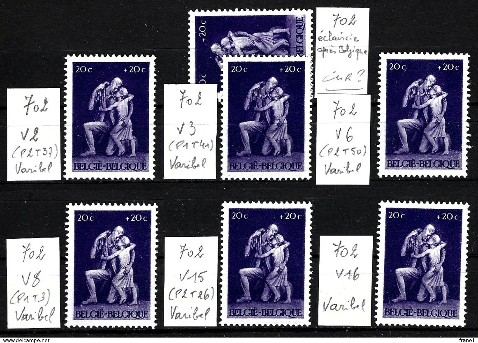 LOT 701 -702   20 Var. LUPPI/VARIBEL  (XX) MNH - 1961-1990