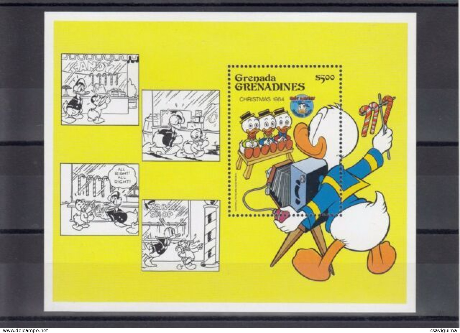 Grenada Grenadines - 1984 - Disney: Donald, Christmas - Yv Bf 89 - Disney