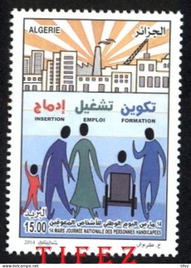 Année 2014-N°1680 Neuf**MNH : Journée Nationale Des Personnes Handicapées - Algerien (1962-...)