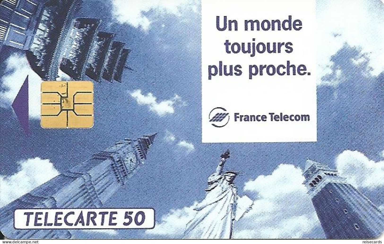 France: France Telecom 04.93 F346 Monde Plus Proche - 1993