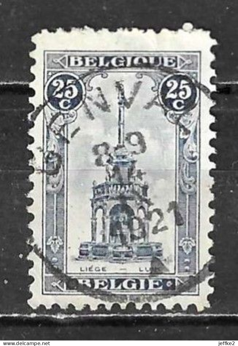 164  Perron De Liège - Bonne Valeur - Oblit. Centrale GENVAL - LOOK!!!! - Used Stamps