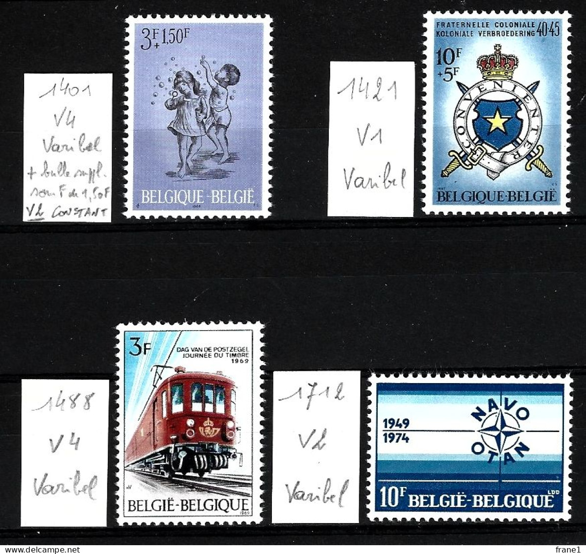 Lot De 16 VAR. LUPPI-VARIBEL Diverses (XX) MNH - 1961-1990