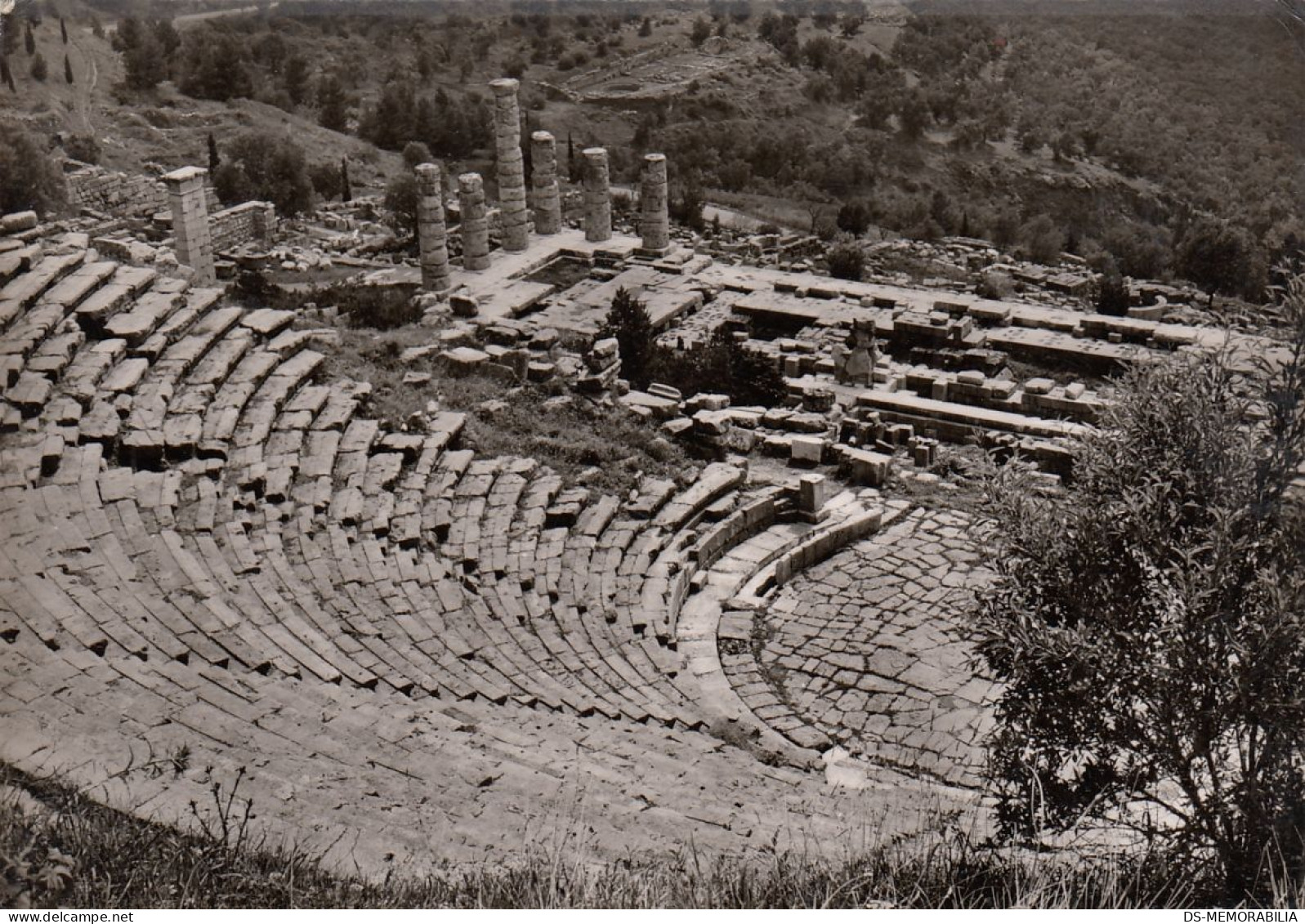 Delphi - Theatre And Apollo Temple 1958 - Greece