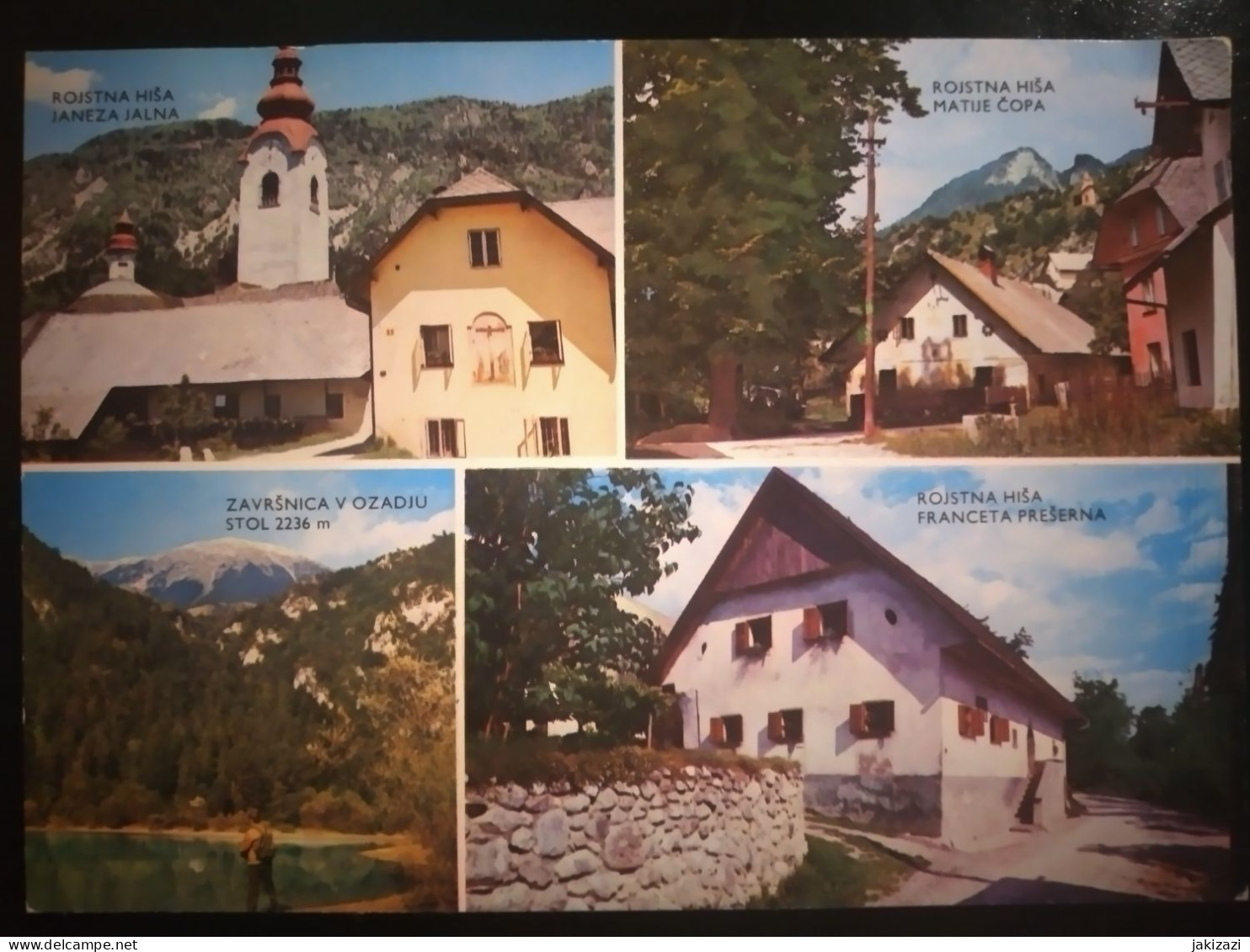 Žirovnica Z Okolico. Birth Houses Of Janez Jalen Matija Čop France Prešeren - Slovenia