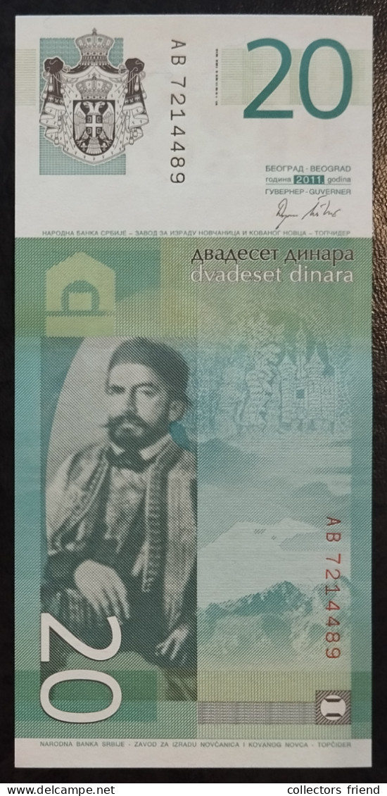 Serbia Serbien - 2011 - 20 Dinara- P55a UNC - Serbie