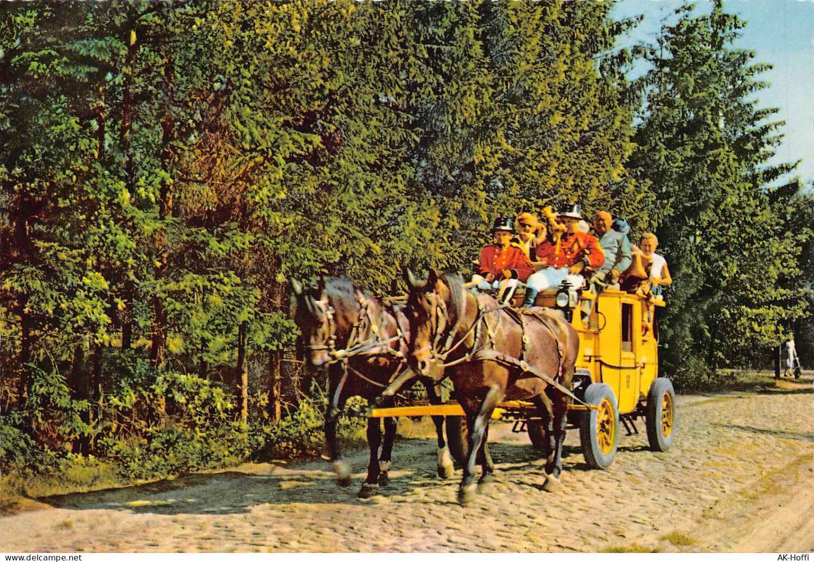 Lüneburg - AK Heide-Postkutsche Postillon Mit Posthorn - Lüneburger Heide