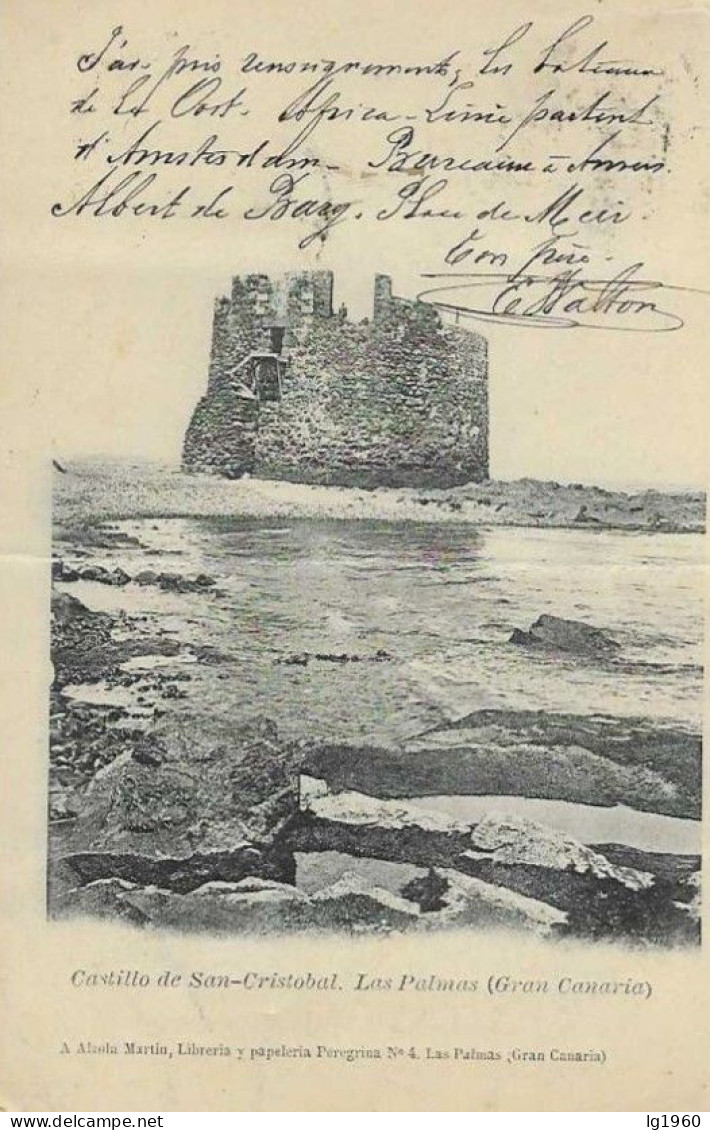 Las Palmas - Castillo De San-Cristobal - 1902 - Gran Canaria