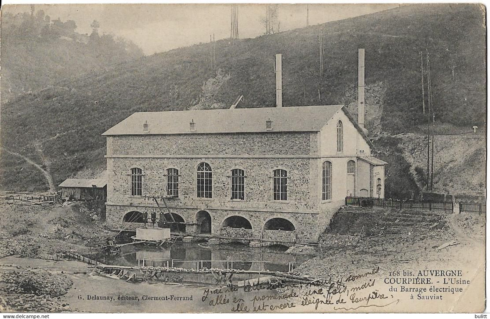 COURPIERE - L'usine Du Barrage électrique à Sauviat - Courpiere