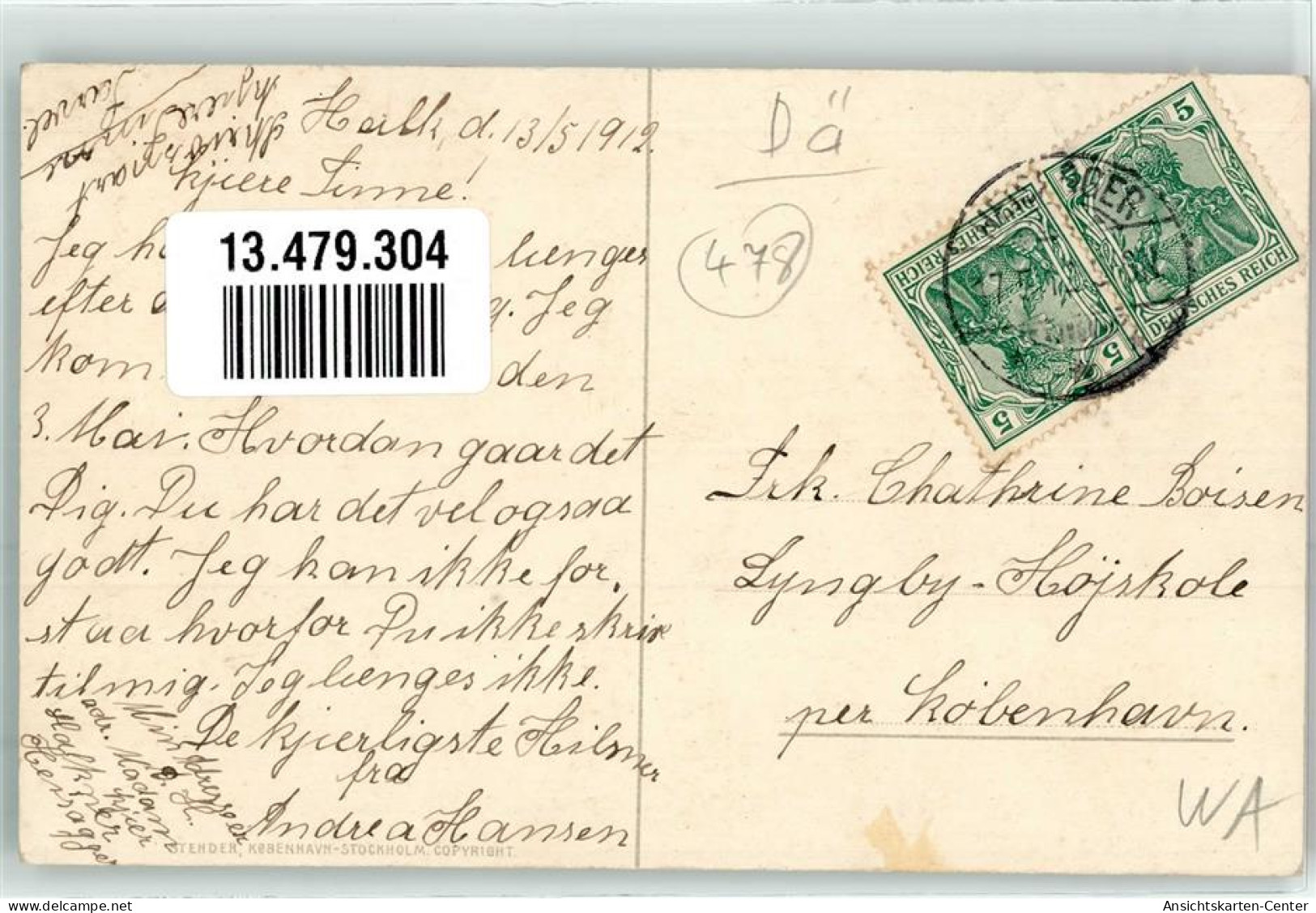 13479304 - Hejsager Ort Lt. Stempel - Danemark