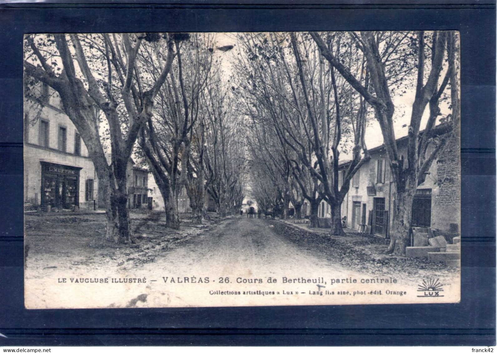 84. Valréas. Cours De Bertheuil. Partie Centrale - Valreas