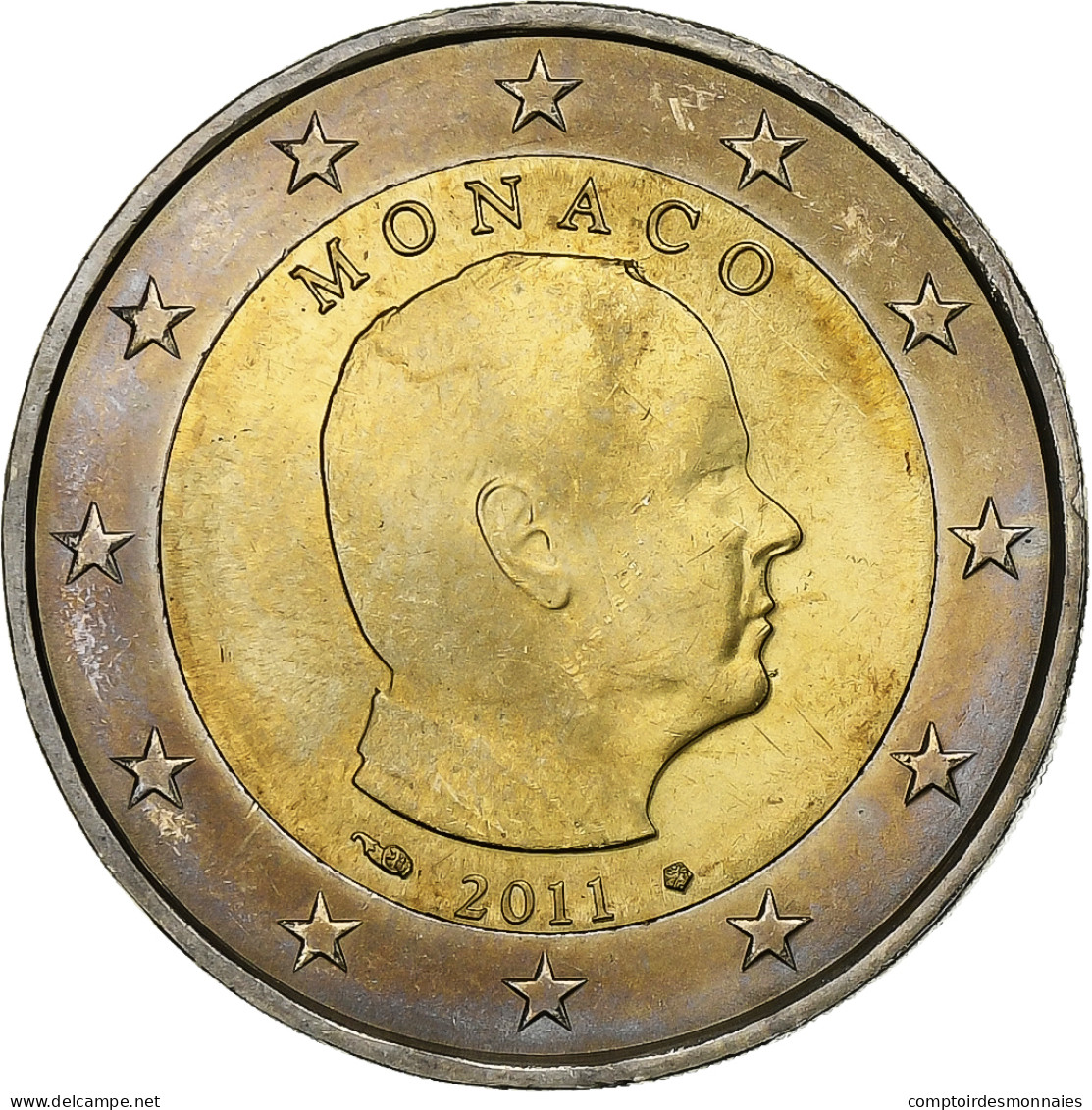 Monaco, Albert II, 2 Euro, 2011, Paris, Bimétallique, SPL, KM:195 - Monaco