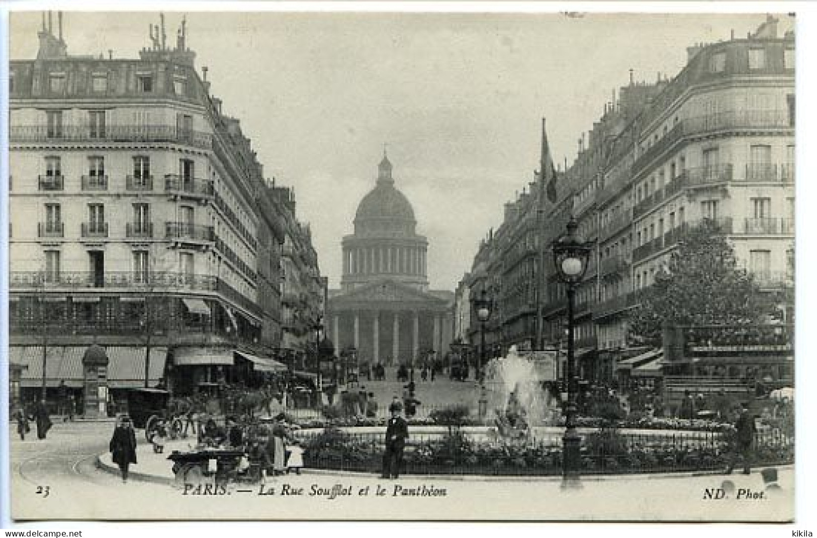 CPA 9 X 14  PARIS La Rue Soufflot Et Le Panthéon - Panthéon