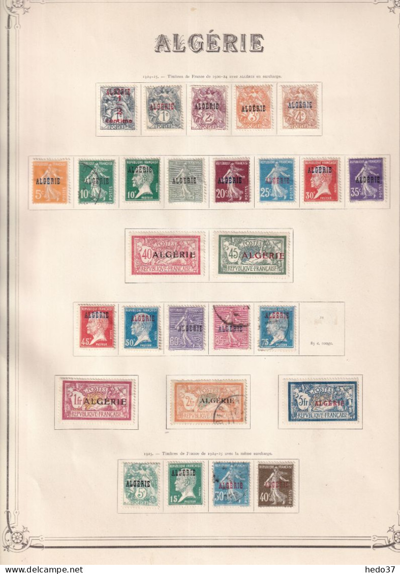 Algérie - Collection Neufs Sans Gomme / Oblitérés - TB - Unused Stamps