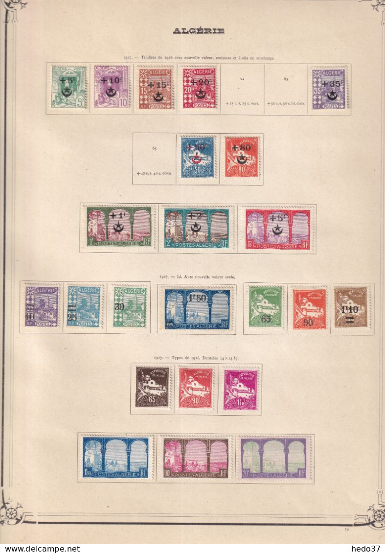 Algérie - Collection Neufs Sans Gomme / Oblitérés - TB - Unused Stamps