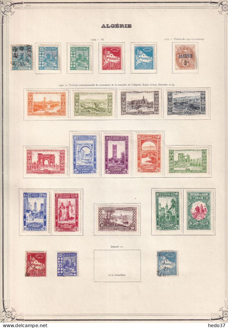 Algérie - Collection Neufs Sans Gomme / Oblitérés - TB - Unused Stamps