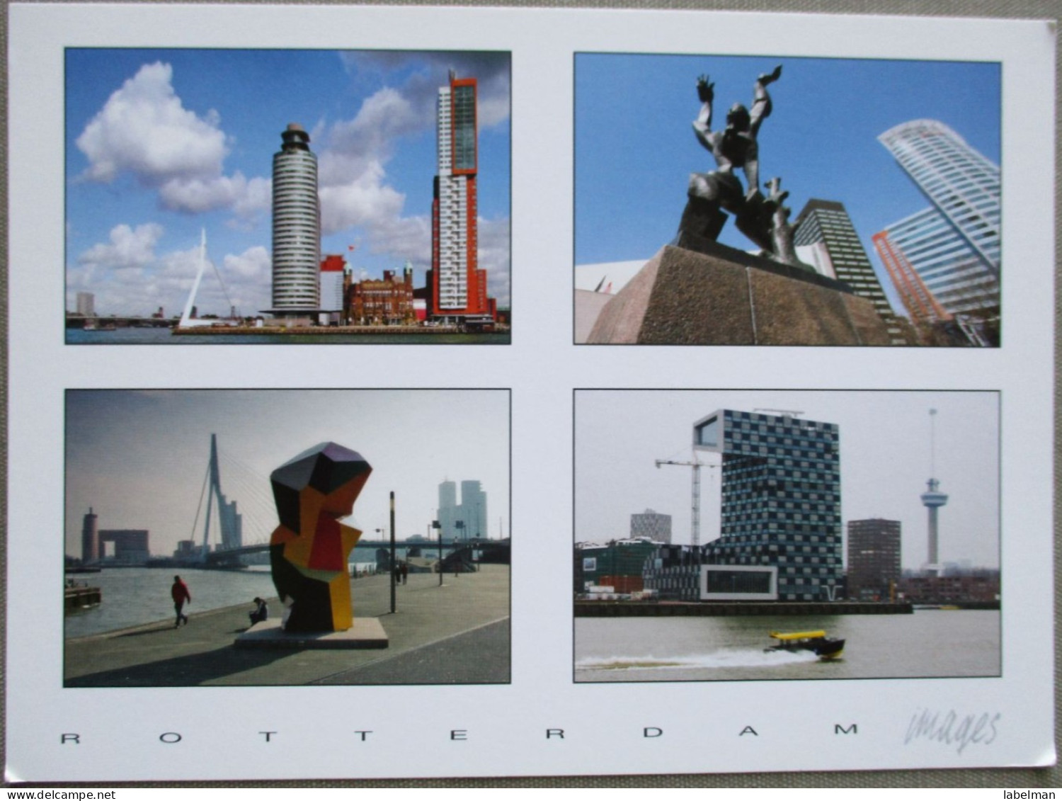 HOLLAND NETHERLAND ROTTERDAM CITY MULTI VIEW KARTE POSTCARD CARTOLINA ANSICHTSKARTE CARTE POSTALE POSTKARTE CARD - Rotterdam