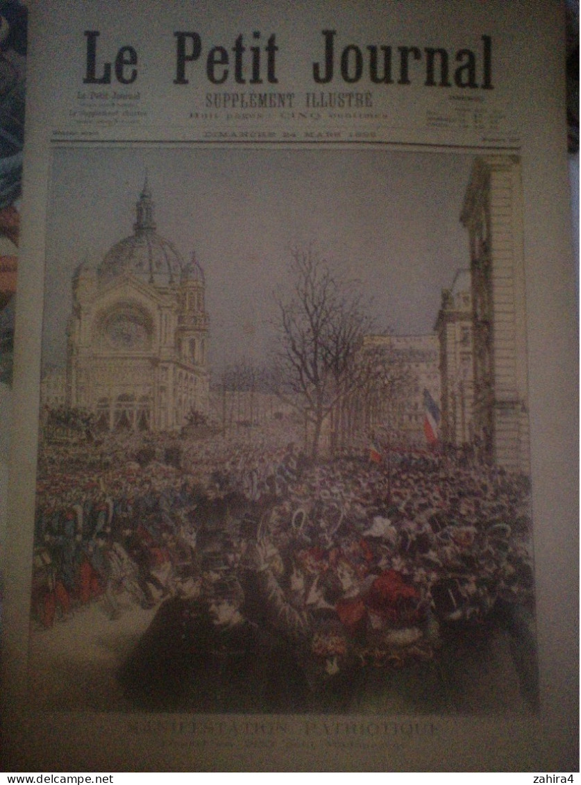 Le Petit Journal 227 Manif. Patriotique Départ 200e Madagascar Course Des Jambes D Bois (1ere FFH) Partition Ryon Darthu - Revistas - Antes 1900