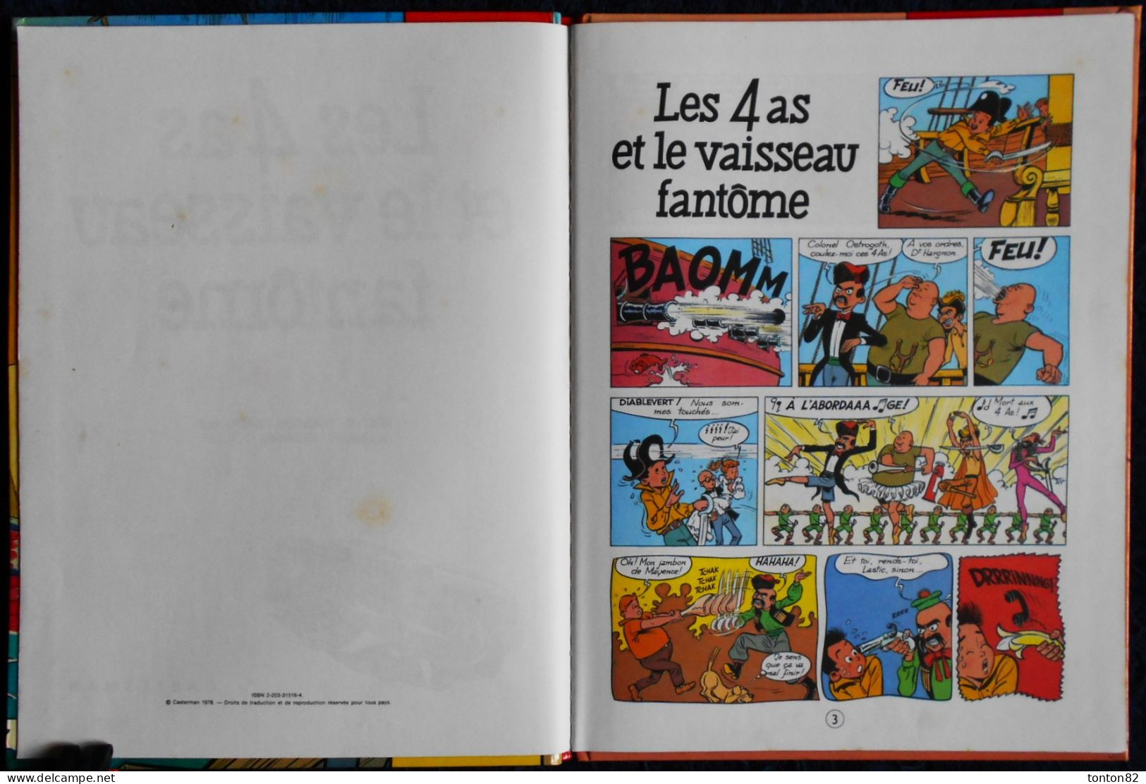 François Craenhals - Georges Chaulet - Les 4 As Et Le Vaisseau Fantôme - Casterman - ( 1980 ) . - 4 As, Les