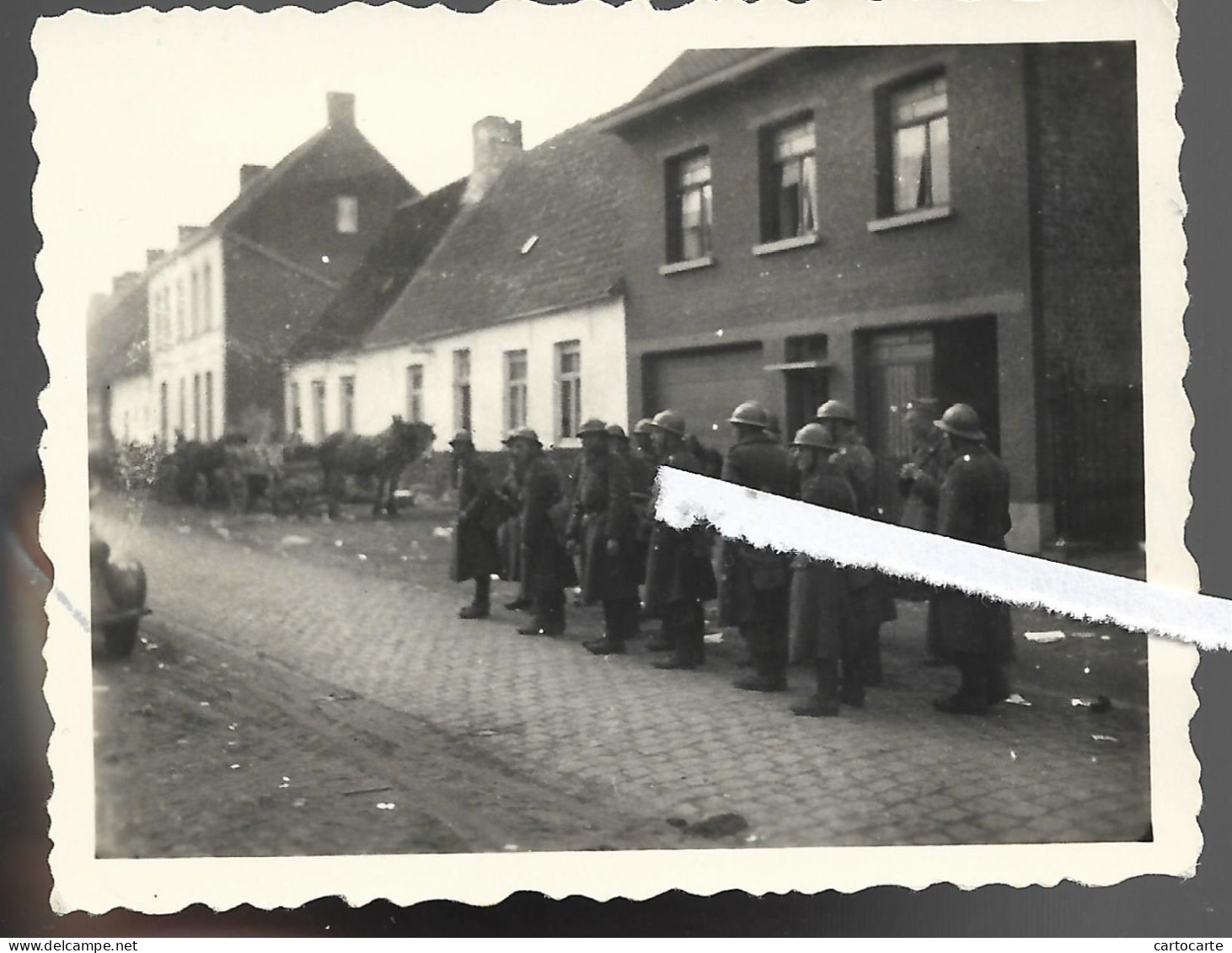 MIL 480 0424 WW2 WK2  CAMPAGNE DE FRANCE NORD BELGIQUE A SITUER   SOLDATS PRISONNIERS 1940 - War, Military
