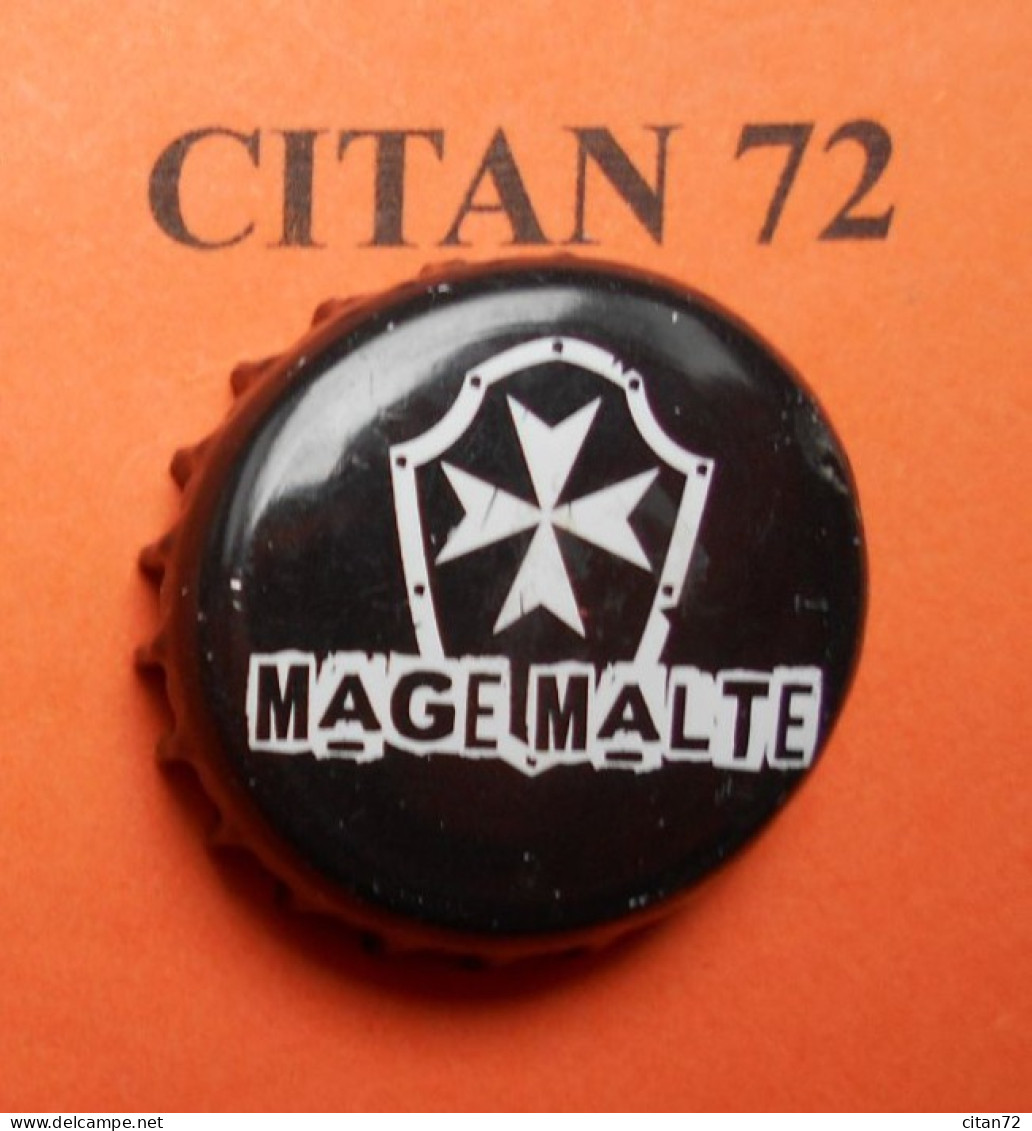 1  CAPSULE  De   BIERE    BRASSERIE  MAGE  MALTE  ALCHIMIE  72600  MAMERS - Beer