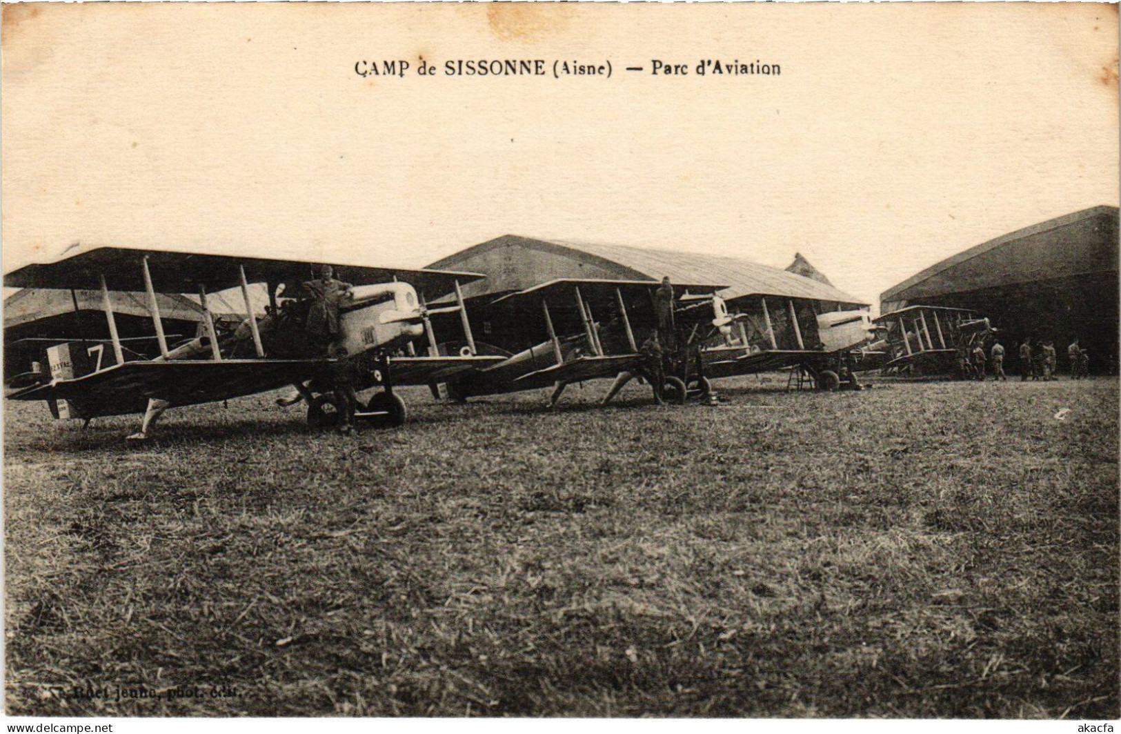 PC AVIATION AÉRODROME CAMP DE SISSONNE (a54332) - Vliegvelden