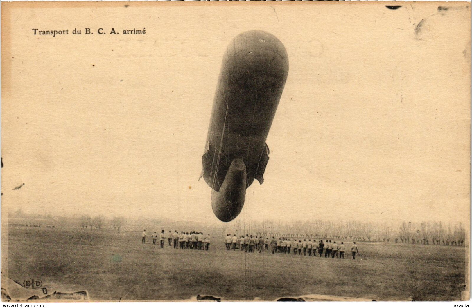 PC AVIATION BALLOON TRANSPORT DU B.C.A. ARRIMÉ (a54259) - Mongolfiere