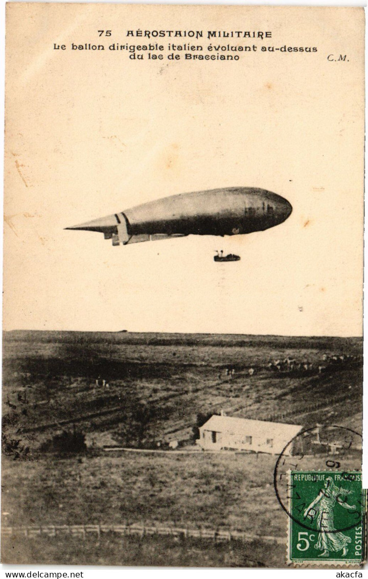 PC AVIATION DIRIGÉABLE ITALIEN (a54244) - Zeppeline