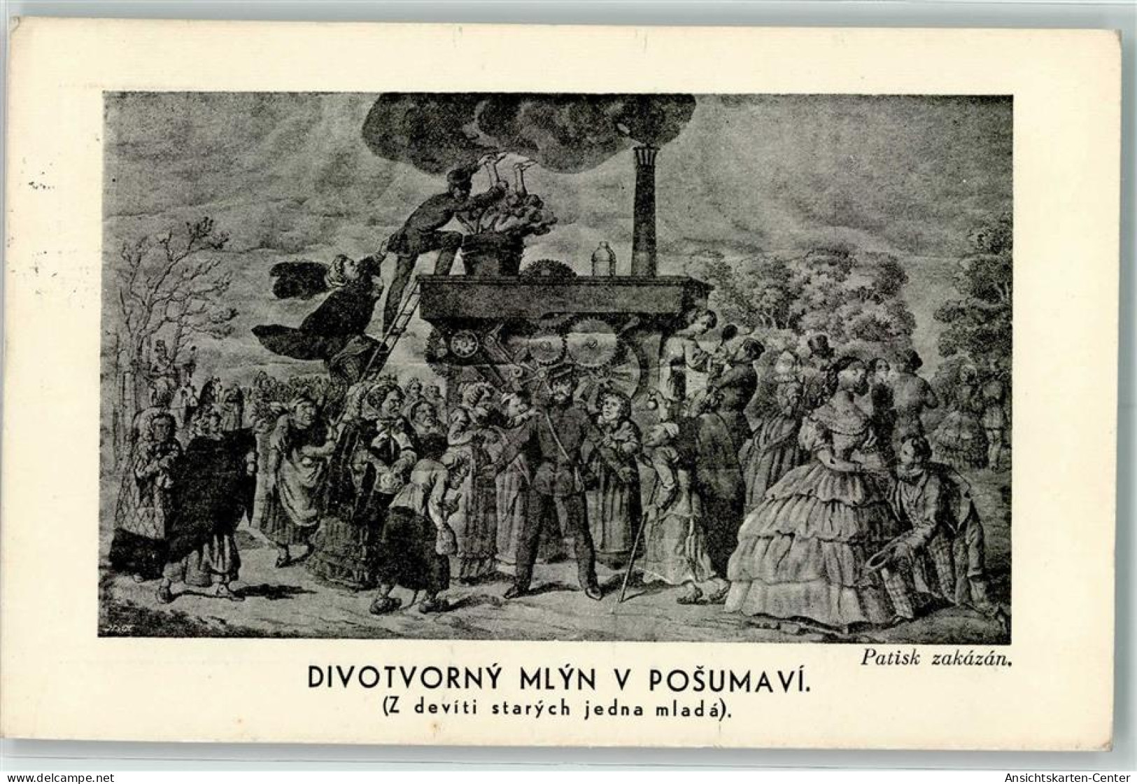 10322304 - Divovorny Mlyn V Posumavi  Hexenverbrennung AK - Fairy Tales, Popular Stories & Legends