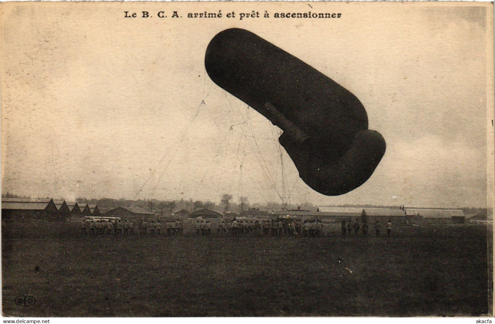 PC AVIATION BALLOON SAUCISSE LE B.C.A. (a54101) - Globos