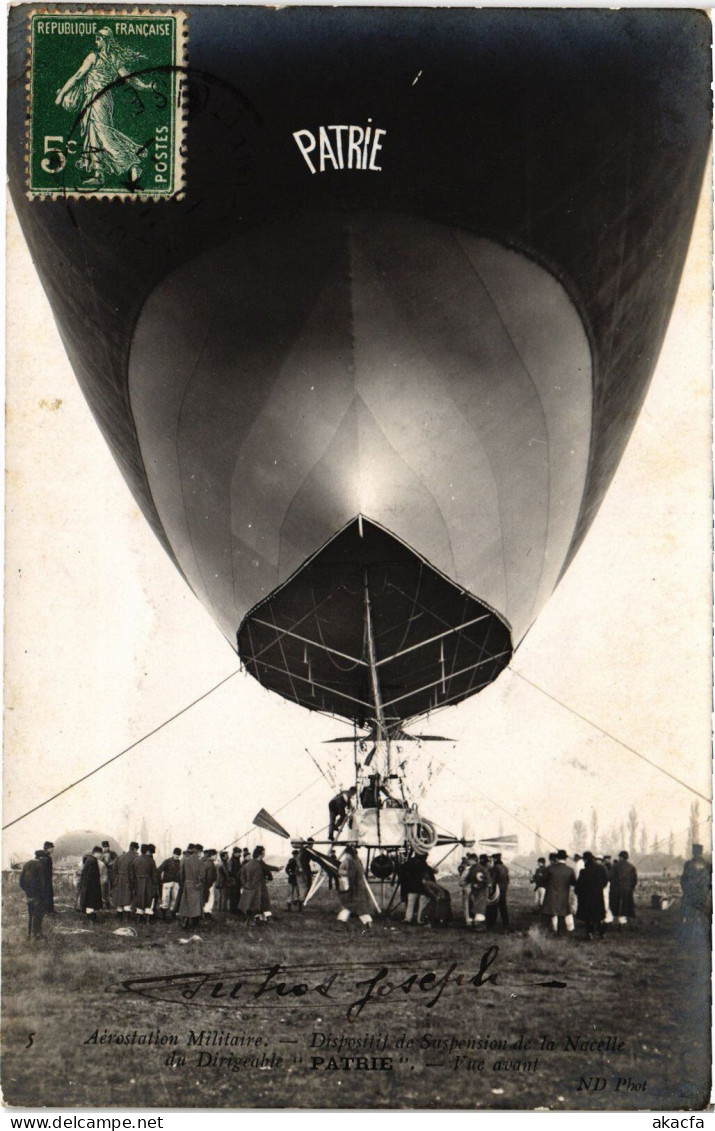 PC AVIATION DIRIGÉABLE PATRIE LA NACELLE (a54032) - Zeppeline