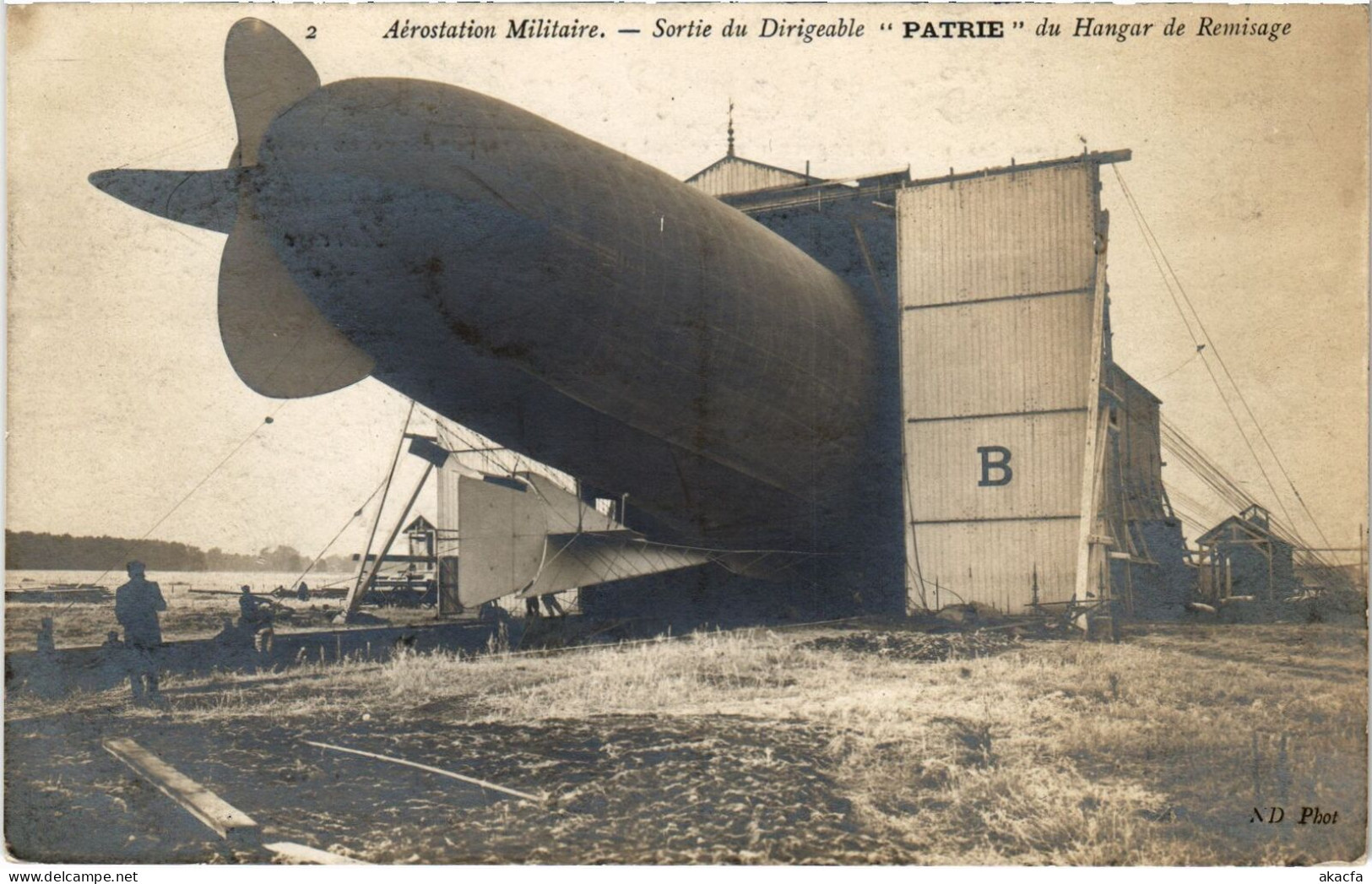 PC AVIATION DIRIGÉABLE PATRIE HANGAR REMISAGE (a54036) - Zeppeline