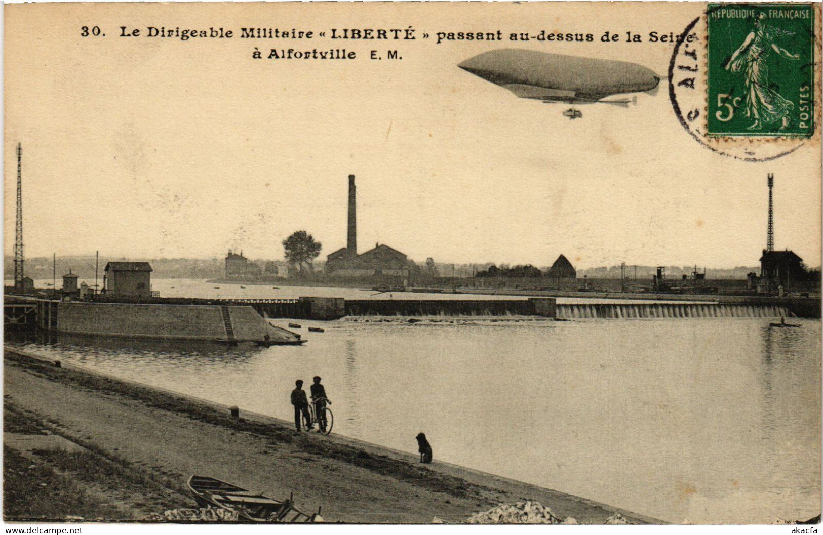 PC AVIATION DIRIGÉABLE LIBERTÉ ALFORTVILLE (a54011) - Dirigibili