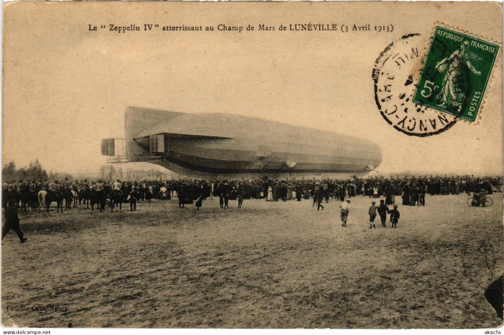 PC AVIATION ZEPPELIN IV LUNEVILLE (a53980) - Dirigibili