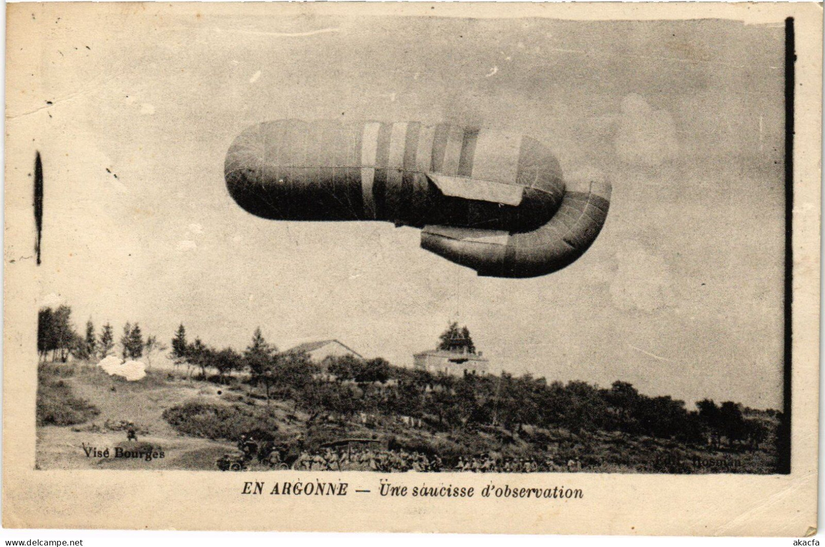 PC AVIATION BALLOON SAUCISSE D'OBSERVATION (a53951) - Fesselballons