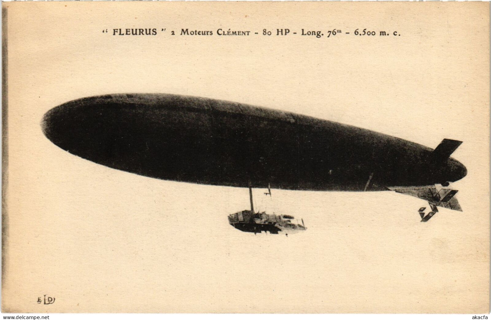 PC AVIATION DIRIGÉABLE FLEURUS (a53947) - Airships