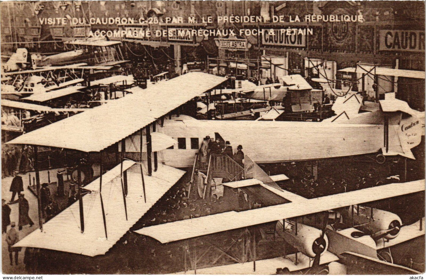 PC AVIATION EXPO DE LOCOMOTION AERIENNE 1919-1920 CAUDRON C-26 (a53927) - Reuniones