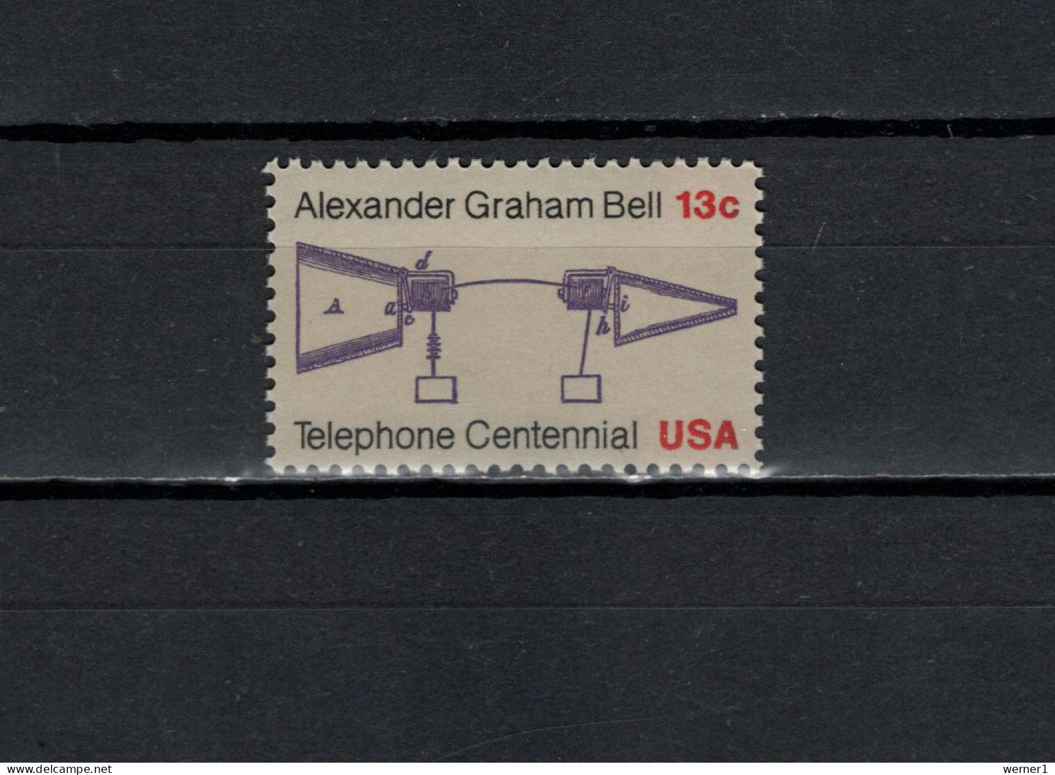USA 1976 Space, Telephone Centenary Stamp MNH - USA