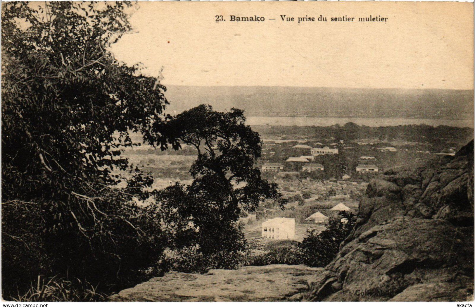 PC MALI BAMAKO VUE PRISE DU SENTIER MULETIER (a53782) - Malí