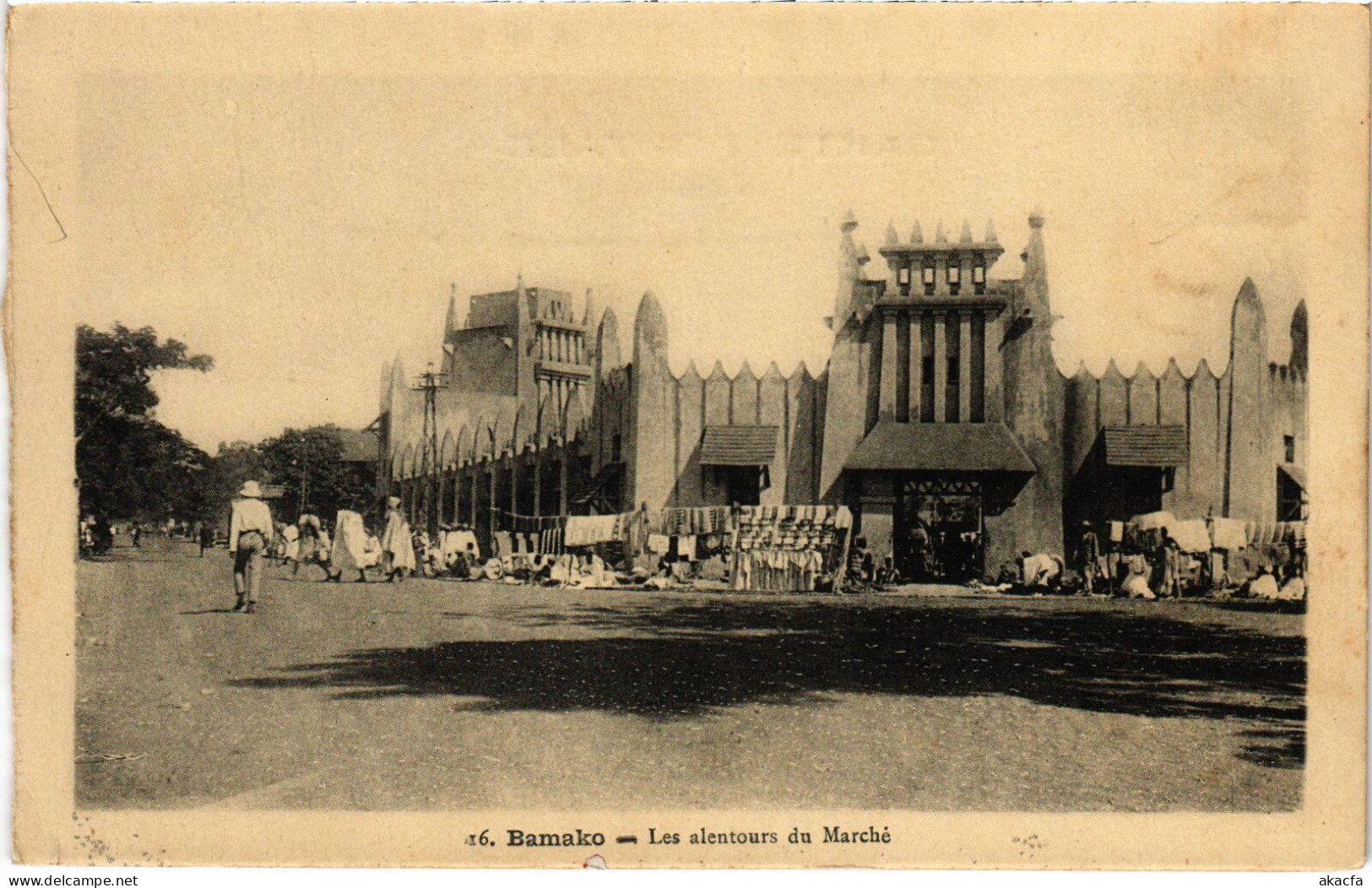 PC MALI BAMAKO LES ALENTOURS DU MARCHÉ (a53774) - Malí