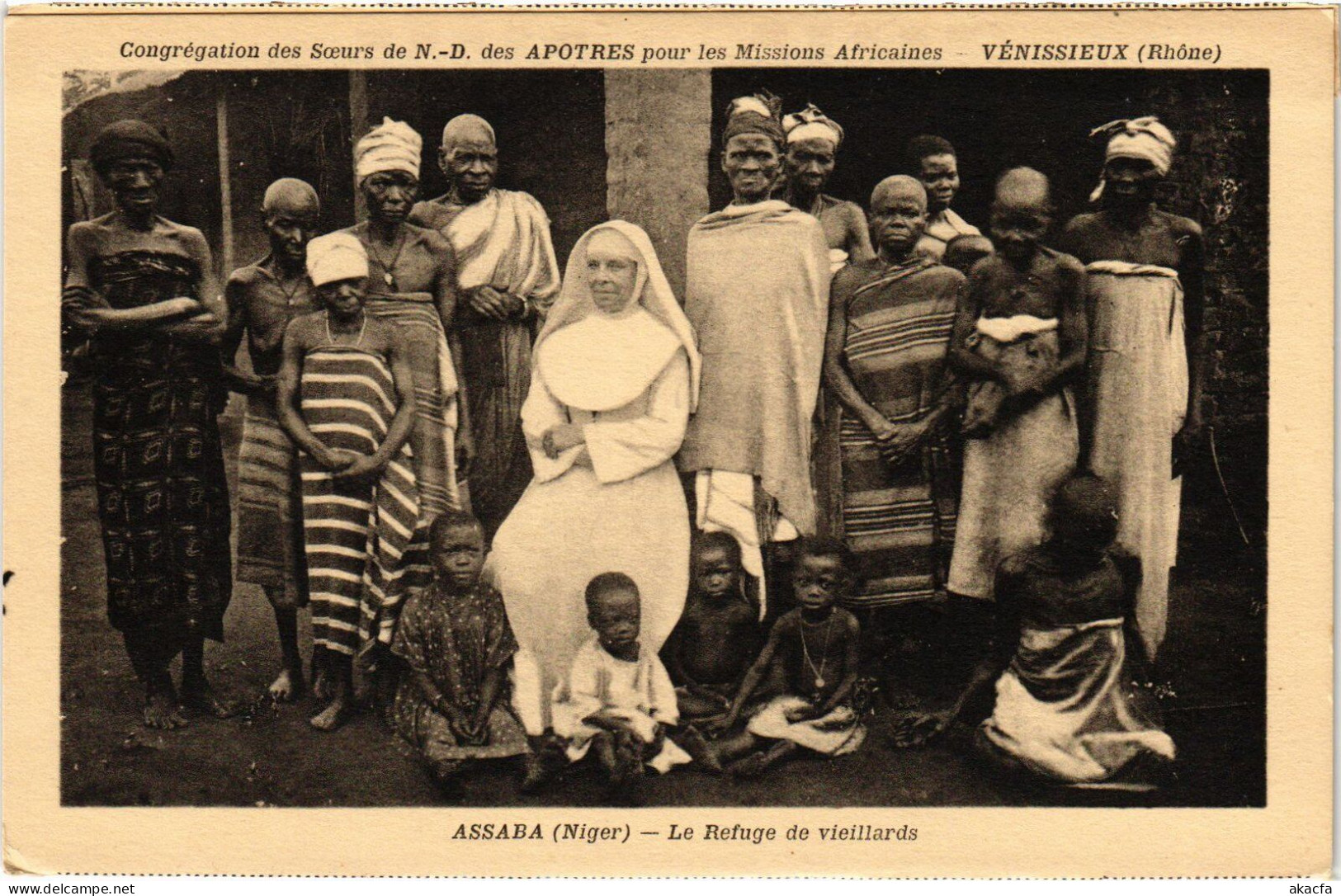 PC MAURITANIA ASSABA LE REFUGE DE VIEILLARDS MISSIONARIES (a53534) - Mauritania