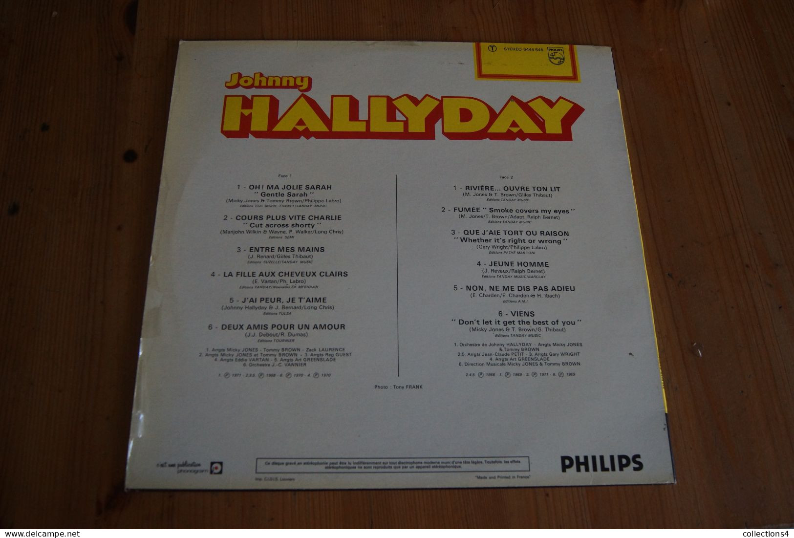 JOHNNY HALLYDAY COURT PLUS VITE CHARLIE RARE LP¨19? - Rock